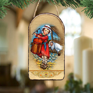 Drummer Religious Christian Sacred Icon Ornament - Inspirational Icon Decor - 87044