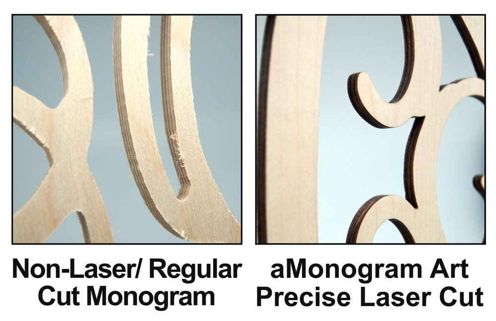 Wooden Personalized Monogram - Large 36