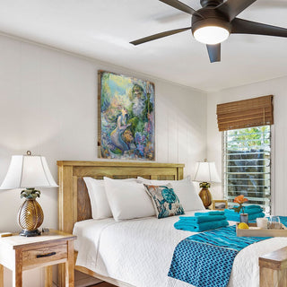 My Savior of The Sea Fantasy Wooden Wall Art by Josephine Wall - Fantasy Decor - 852139-JW