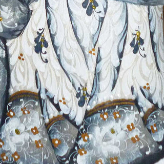 Dancing White Santa Hand-Painted WOODCARVED Masterpiece by G. DeBrekht - Christmas Decor - 8201014 *** PRE-ORDER - Handmade Just for You! ***