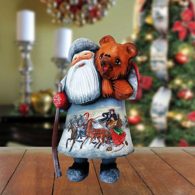 Old World Hand-Painted WOODCARVED Masterpiece by G. DeBrekht - Christmas Decor - 821445