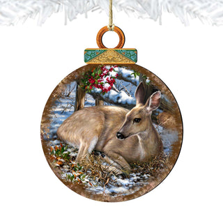 Sweet Visit Wooden Ornament by Dona Gelsinger - 8021119-1302