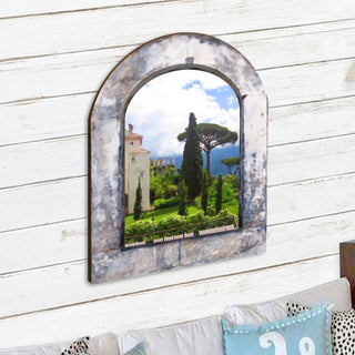 Castle by the Sea Wooden Wall Art by G. DeBrekht - Coastal Sea-Life Decor - 8491002W