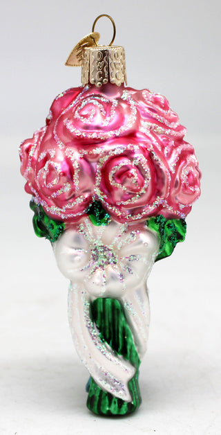 Wedding Ornaments Set of 6 Engagement - Unique Gift Made from Fabric Hand-Embroidered One-of-a-Kind Gift Set by GDeBrekht