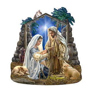Glory to God Nativity Door Decor by D. Gelsinger - Nativity Holiday Decor - 8461010H-1722