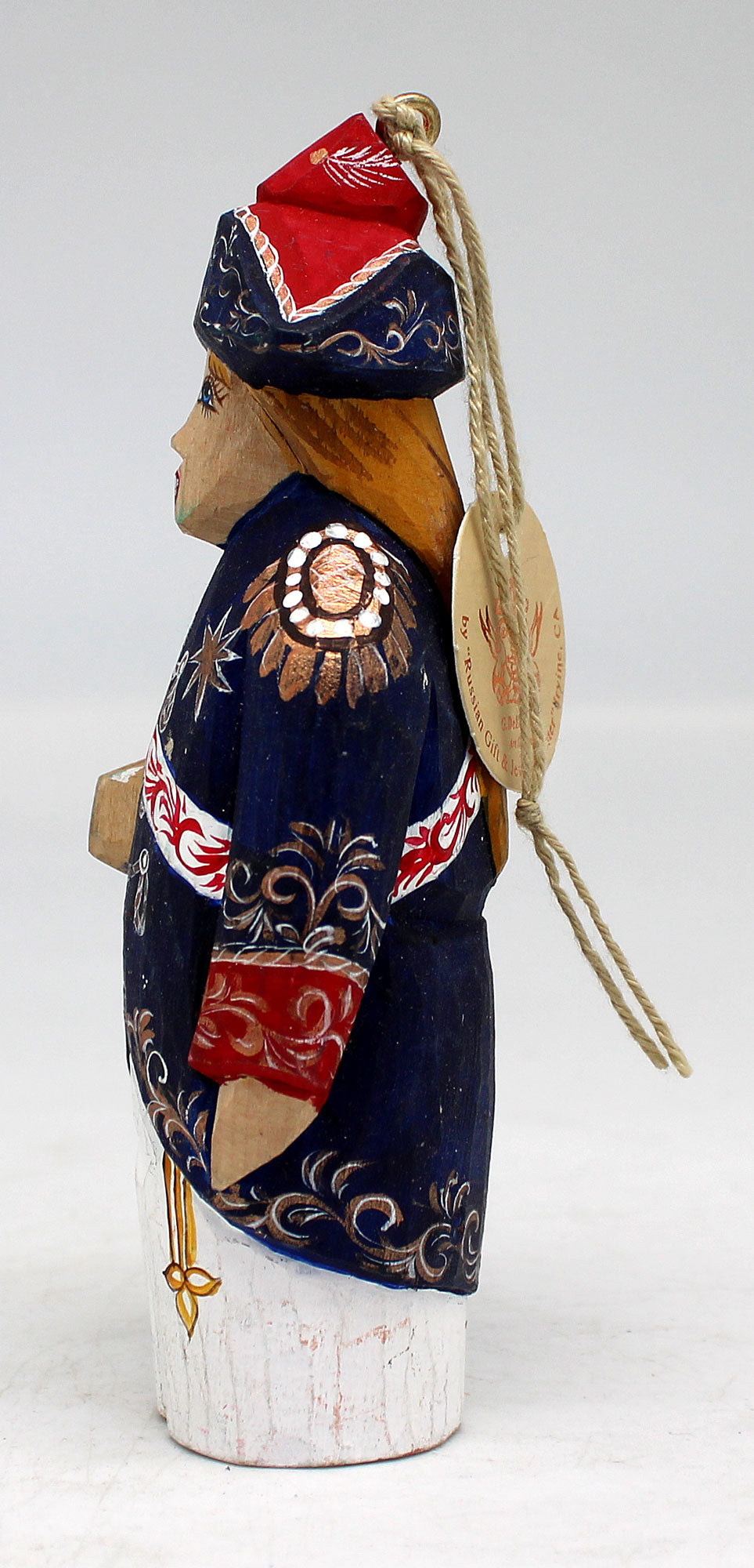 Limited Edition Soldier WOODCARVED Handpainted Ornament 4.5