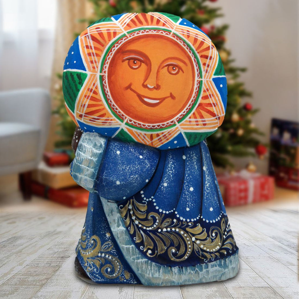 Sunshine Santa Hand-Painted WOODCARVED Masterpiece by G. DeBrekht - Christmas Decor - 821367 *** PRE-ORDER - Handmade Just for You! ***