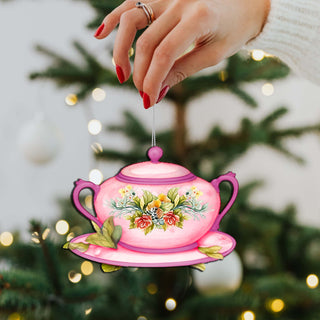 Happy Mother's Day Decorative Eco Wood Ornaments Set of 3 by G. Debrekht - Love Family Decor - 8091059-S3