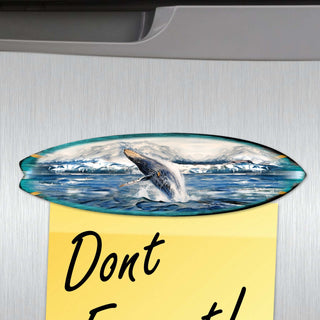 Ocean Style Surfboards Decorative Eco Wood Magnets Set of 6 by G. Debrekht - Coastal Decor - 8090067G-S6