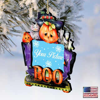 This Boos for You Halloween Picture Frame Ornaments - Ornament for Photo - Thanksgiving Halloween Decor - 8457407PF
