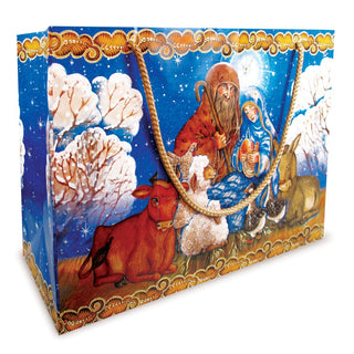 Christmas Nativity Gift Bag Large Set of 3 by - Christmas Decor - P040106-18