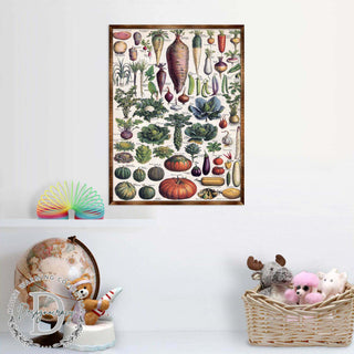 Root Vegetables Wall Decor - Kids room - ABC 123 Kids - Homeschool I Educational Poster - Art for kids - Vegetables - Classroom Decor 310226