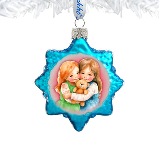 Sister's Love Mercury Glass Ornaments by G. Debrekht - Christmas Decor - 776010
