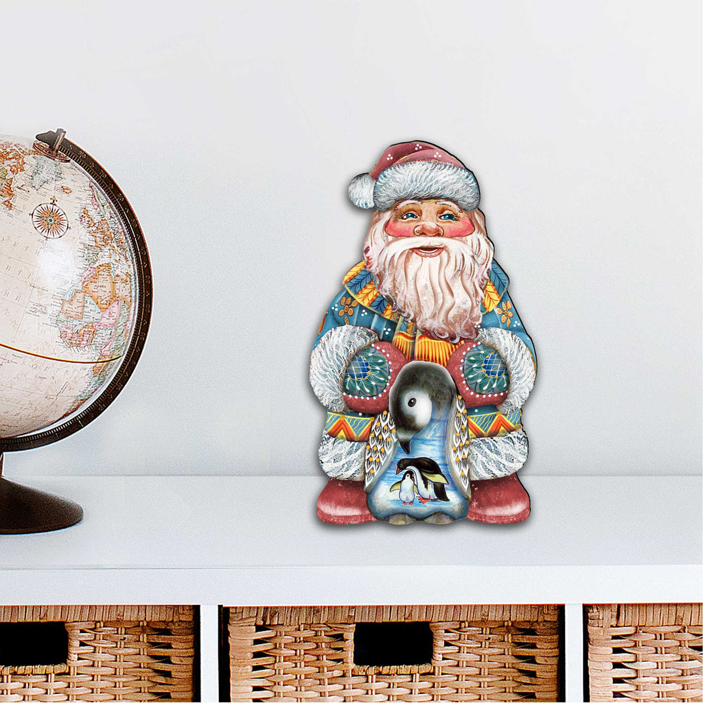 Penguin Santa Christmas Door Decor by G. DeBrekht - Christmas Santa Snowman Decor - 8118051H
