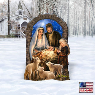 Miracle Nativity Outdoor Decor by D. Gelsinger - Nativity Holiday Decor - 8461042-1F-1201