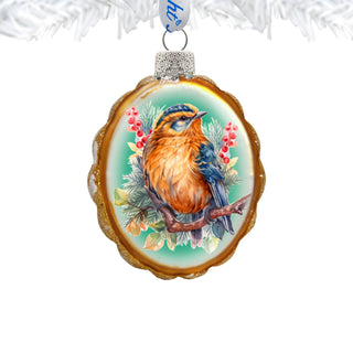 Songbird Mercury Glass Ornaments by G. Debrekht - Wildlife Holiday Decor - 776005