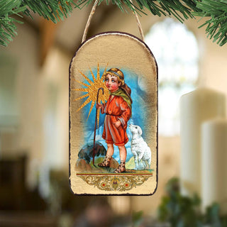 Shepherd Religious Christian Sacred Icon Ornament - Inspirational Icon Decor - 87045