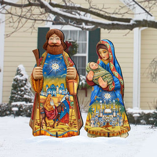 Night at Bethlehem Outdoor Nativity Set by G. DeBrekht - Nativity Holiday Decor - 8152654F-S2