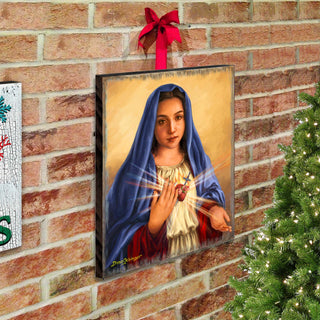 Immaculate Heart of Mary Wall Art by D. Gelsinger - Nativity Holiday Decor - 95686B-DG