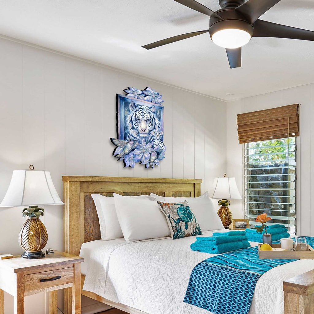 Tiger in the Garden Wildlife Door Decor by J. Bergsma - Nature Wildlife Decor - 8591580W-JB