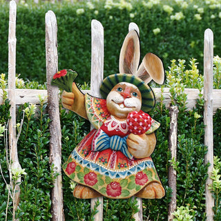Easter Mommy Bunny Door Decor by G. DeBrekht - Easter Spring Decor - 8154421H