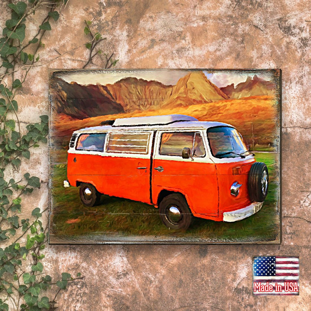 Tolliver Van Art Wooden Wall Art by Nature Wonders - Nature Wildlife Decor - 95292B