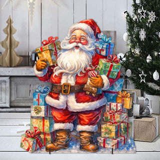 Merry Delivery Outdoor Decor by G. Debrekht - Christmas Santa Snowman Decor - 8611031F