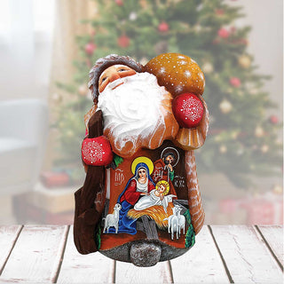 Joy to the World Hand-Painted WOODCARVED Masterpiece by G. DeBrekht - Nativity Holiday Decor - 821513 *** PRE-ORDER - Handmade Just for You! ***