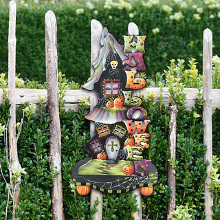 Candle Holder Halloween Door Decor by Jamie Mills-Price - Thanksgiving Halloween Decor - 8457402H