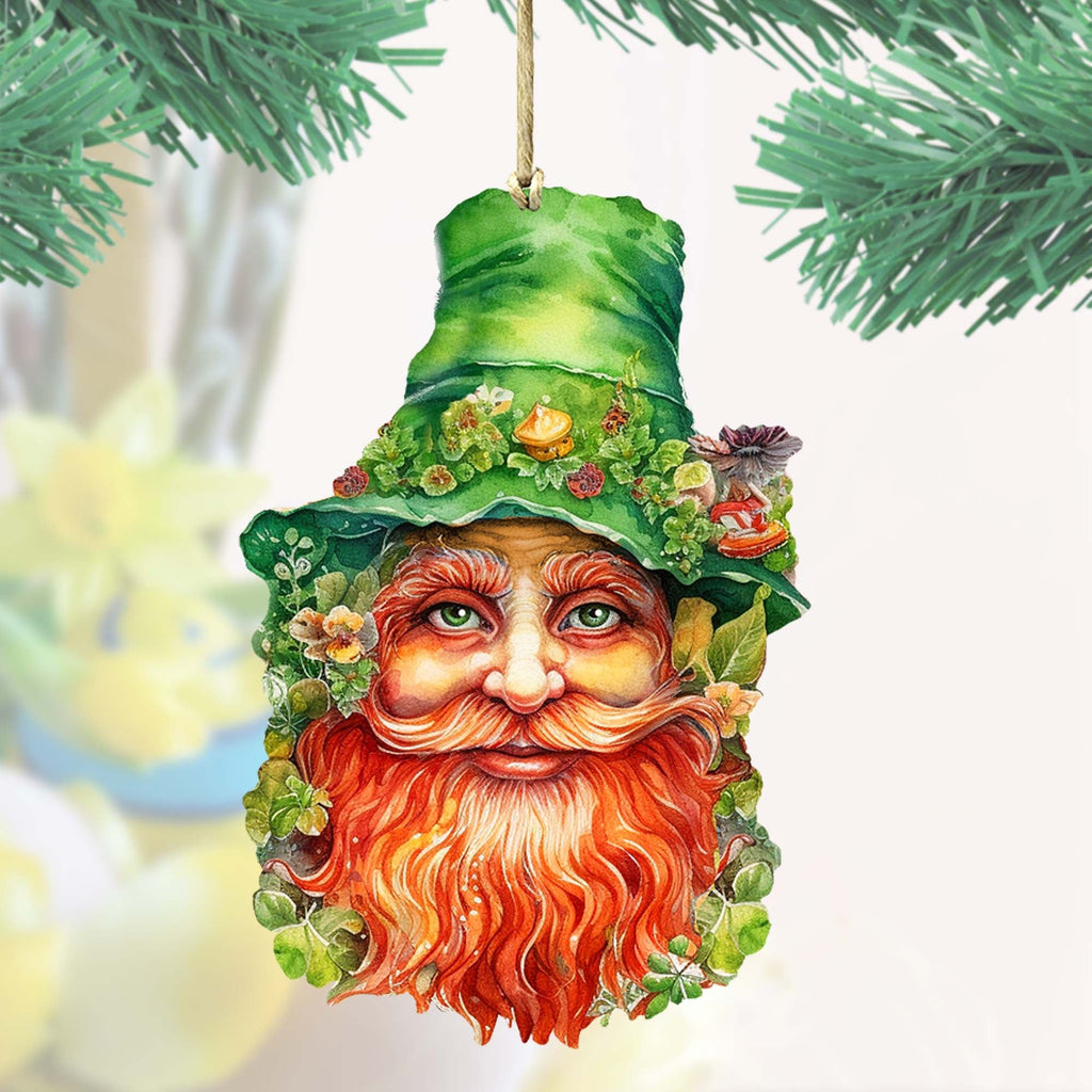 Happy St. Patrick Day Wooden Ornaments by G. DeBrekht Easter Spring Decor - 8652779