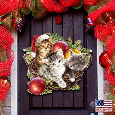 Christmas Wreath Holiday Door Decor by D. Gelsinger - Christmas Decor - 8461027-1H-1607