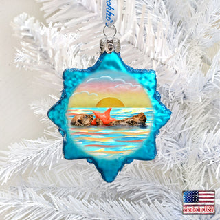 Shell Mercury Glass Ornament by G. DeBrekht - Coastal Holiday Decor - 775481