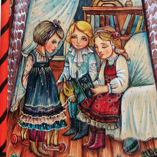 Old World Christmas Santa Hand-Painted WOODCARVED Masterpiece by G. DeBrekht - Christmas Decor - 241156