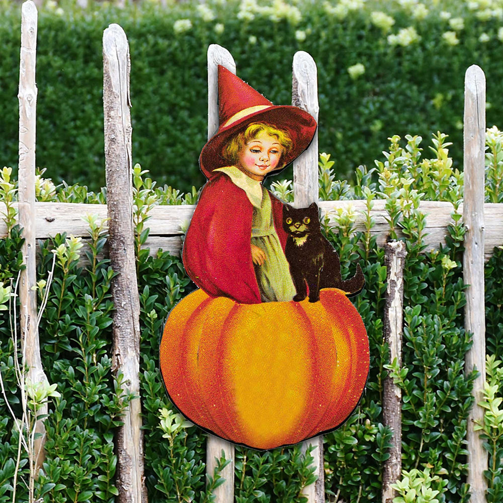 Pumpkin Fairy Halloween Door Decor by G. DeBrekht - Thanksgiving Halloween Decor - 8193157H