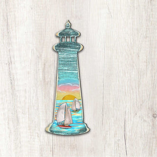 Lighthouse Coastal Outdoor Decor Large Ornament by G. DeBrekht - Coastal Holiday Decor - 8198526-2M