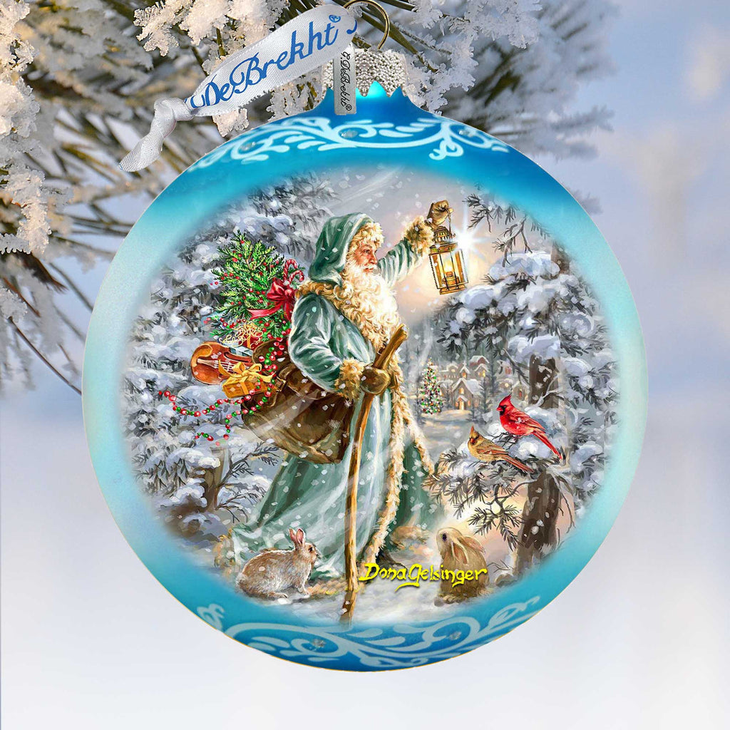 Saint Nicholas Glass Ornament Limited Edition by D. Gelsinger - Christmas Decor - 73918-DG