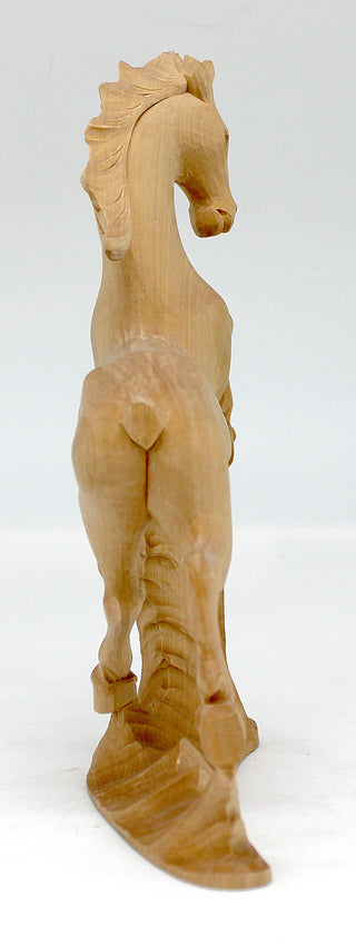One-of-a-Kind Prancing Horse Wood carved Figurine 7