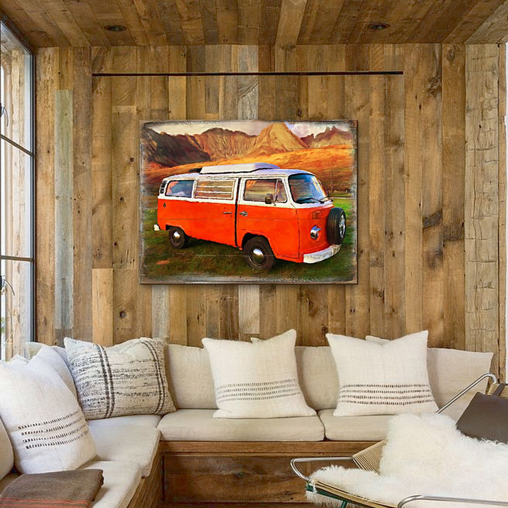 Tolliver Van Art Wooden Wall Art by Nature Wonders - Nature Wildlife Decor - 95292B