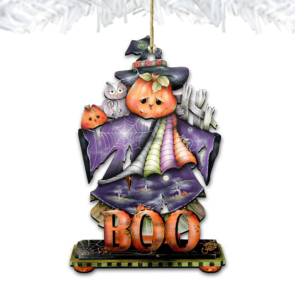 This Boos for You Wooden Ornaments by Jamie Mills-Price - Thanksgiving Halloween Decor - 8457407