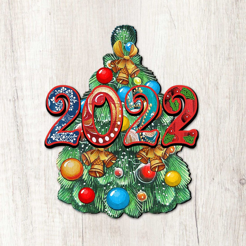 Celebration Dated Holiday Outdoor Decor Large Ornament by G. DeBrekht - Christmas Decor - 8114040M