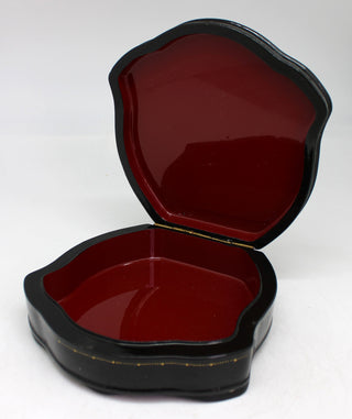 Handpainted One-of-a-Kind Papier Mache Lacquered Miniature Box 6 x 6 x 2