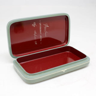 Hand-Painted Moon Night One-of-a-Kind Fedoskino Papier Mache Lacquered Miniature Box 5 x 3 Unique Handmade Gift Collectible and Home Decoration