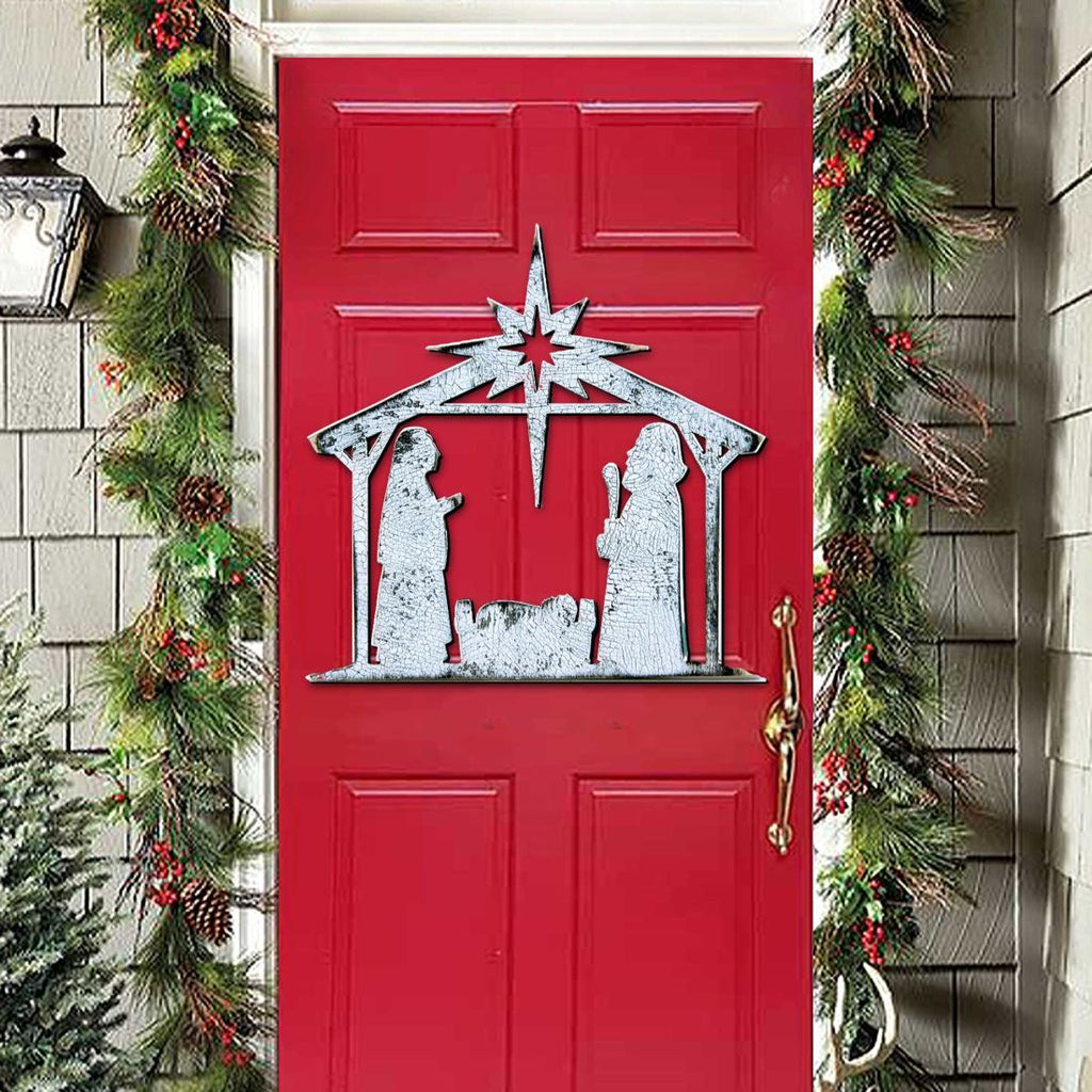 Rising Star Nativity Door Decor by G. DeBrekht - Nativity Holiday Decor - 8198851H