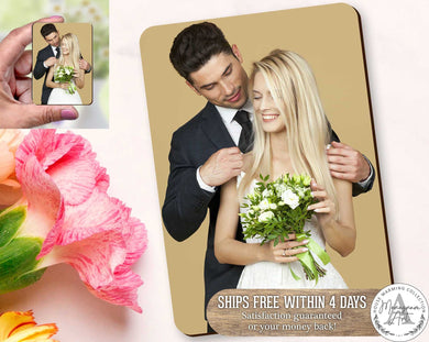 Wedding Favors Custom photo magnets Wedding Guest gifts Engagement Save the Date Bridal shower gift - 94502G