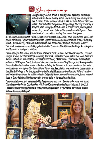 Alphabet Whimsical Wall Art by Laura Seeley - Love Family Kids Decor - 8513007-LS