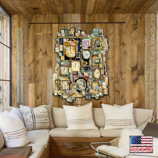 Telling Time Whimsical Wall Art by Laura Seeley - Love Family Kids Decor - 8513014-LS