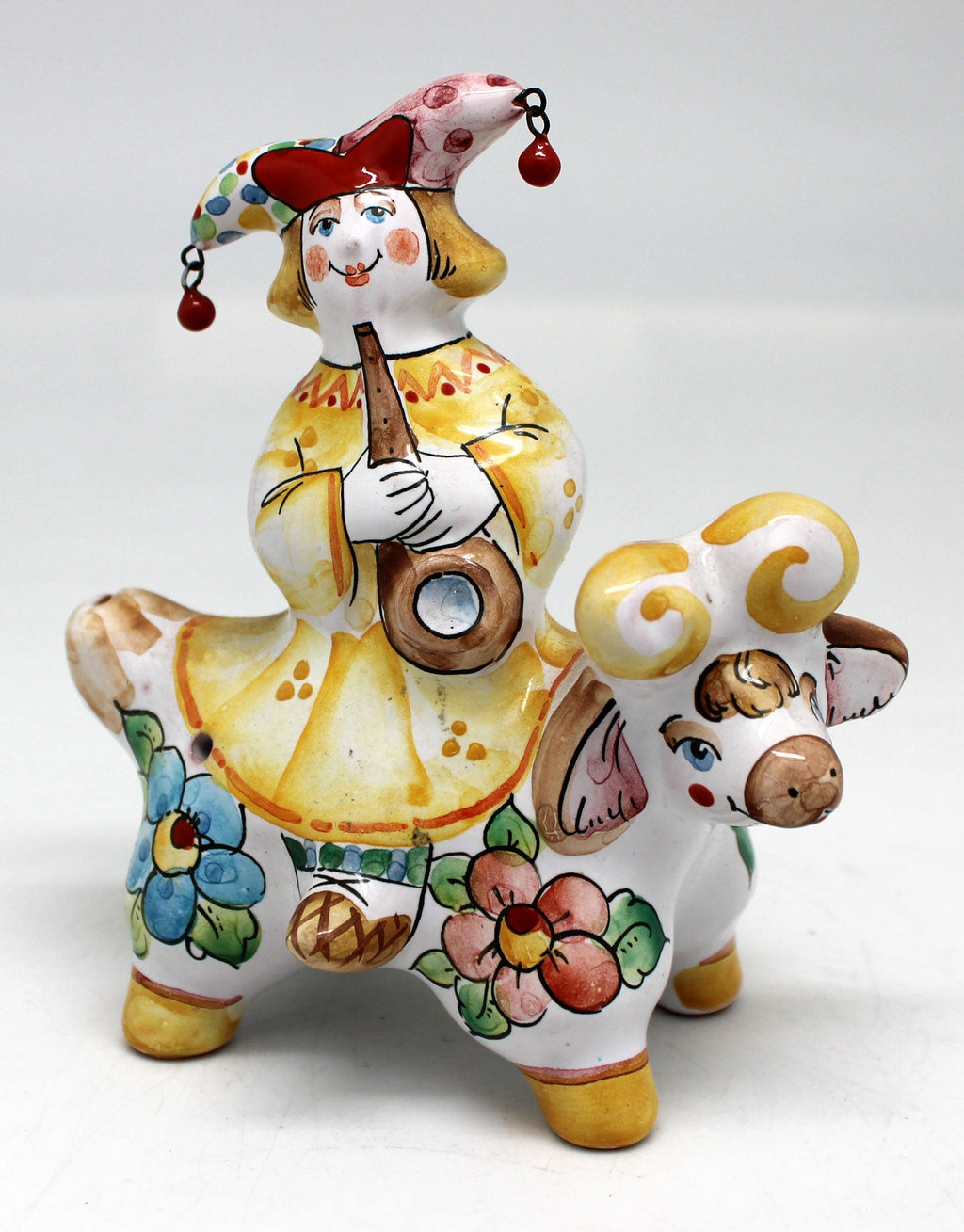 One-of-a-Kind Funny Clown Unique Hand Painted Porcelain Holiday Decor 5