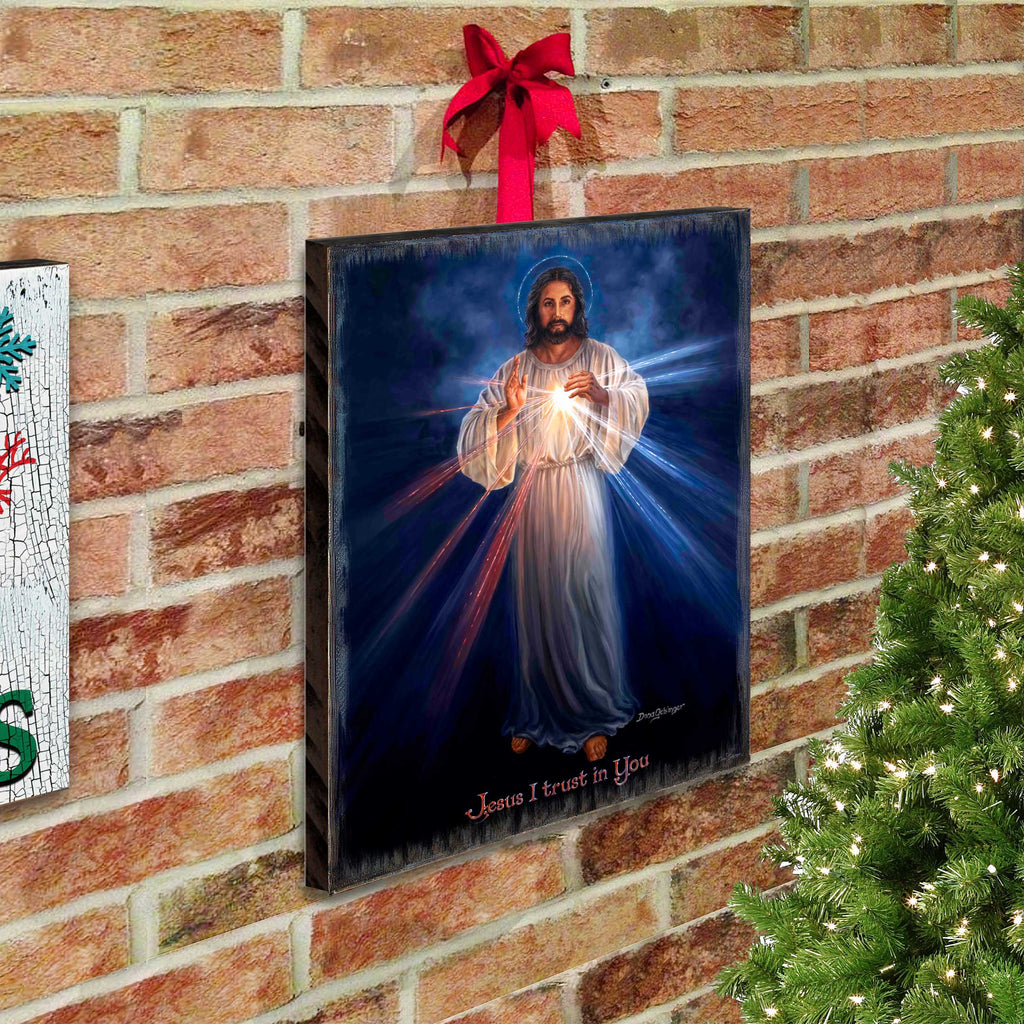 Divine Mercy Wall Art by D. Gelsinger - Nativity Holiday Decor - 95688B-DG