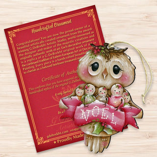 Owl, You Need Is Love Wooden Ornaments by Jamie Mills-Price - Christmas Decor - 8457509