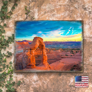 Hogle Canyon Art Wooden Wall Art by Nature Wonders - Nature Wildlife Decor - 95245B